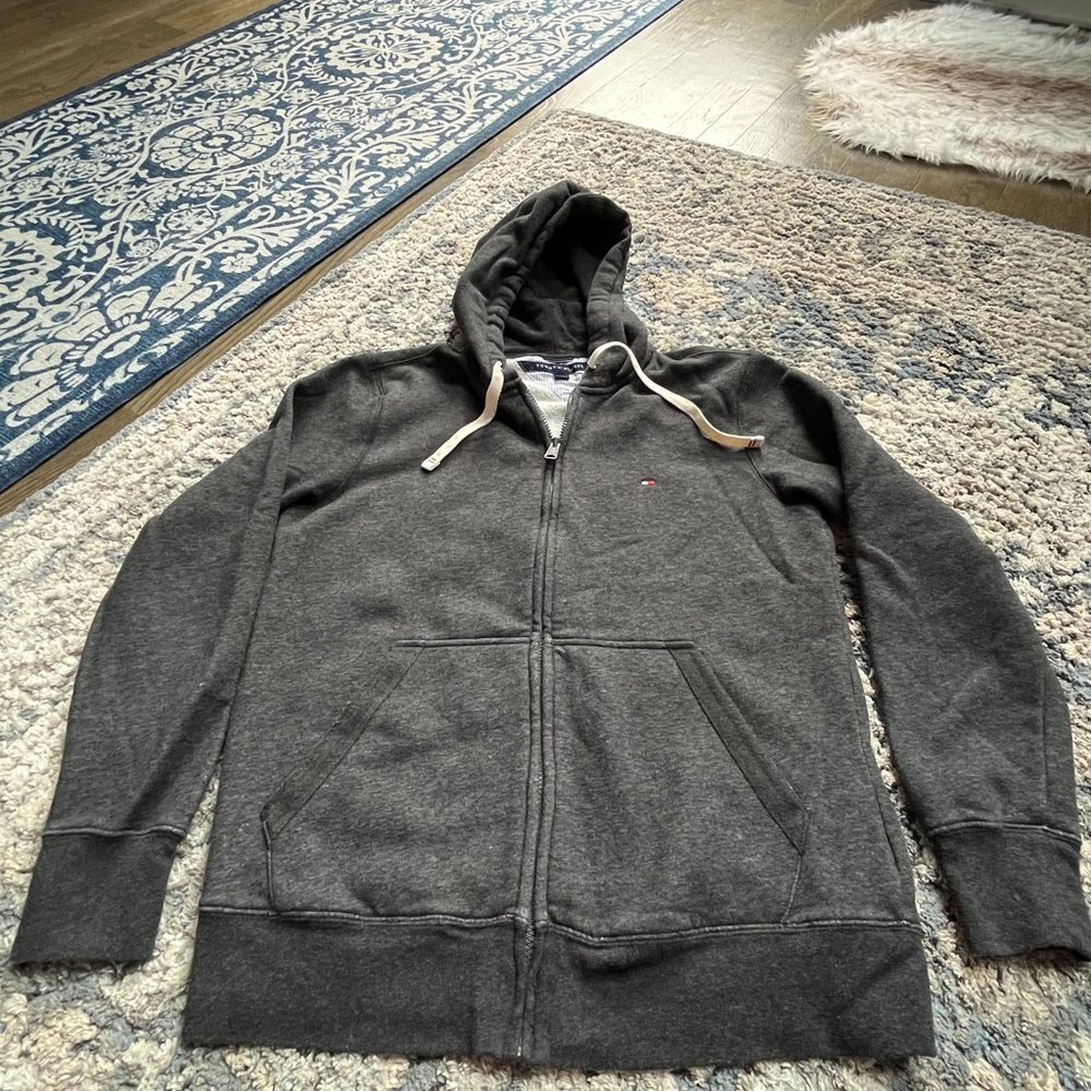 Men's Tommy Hilfiger Gray Hoodie Sweater
